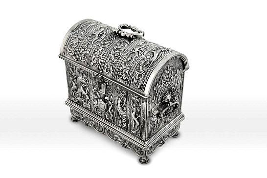 Cofre Reina Isabel la Católica en Plata (Pequeño)