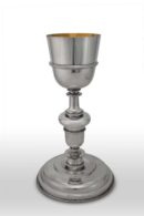 Cáliz liso en plata de ley