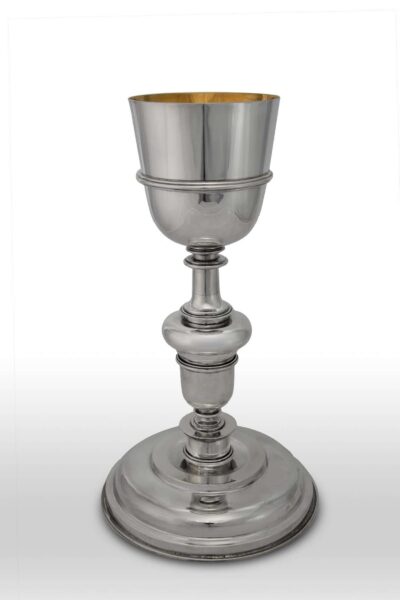 Cáliz liso en plata de ley