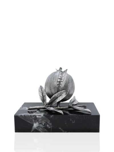 Pisapapeles Granada Mediano. Metal plateado