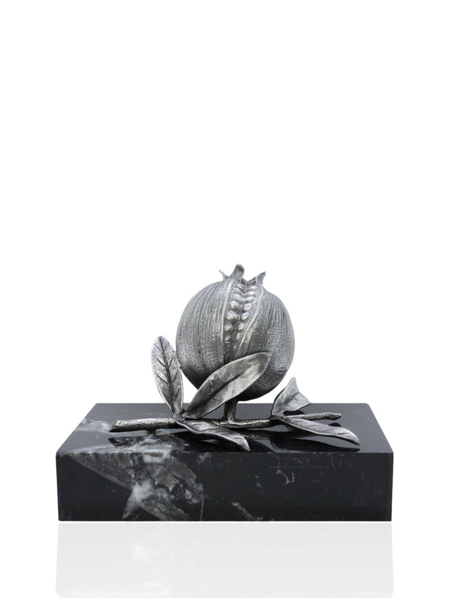 Pisapapeles Granada Mediano. Metal plateado