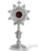 Relicario Fuste Manierista Ocho Rayos en Plata de Ley