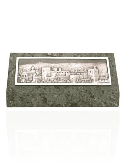 Pisapapel Vista de la Alhambra. Plata de ley