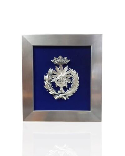 Escudo de Química. Plateado