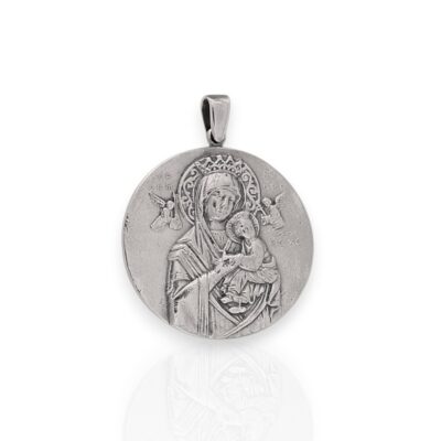 Medalla Perpetuo Socorro. Plata de ley