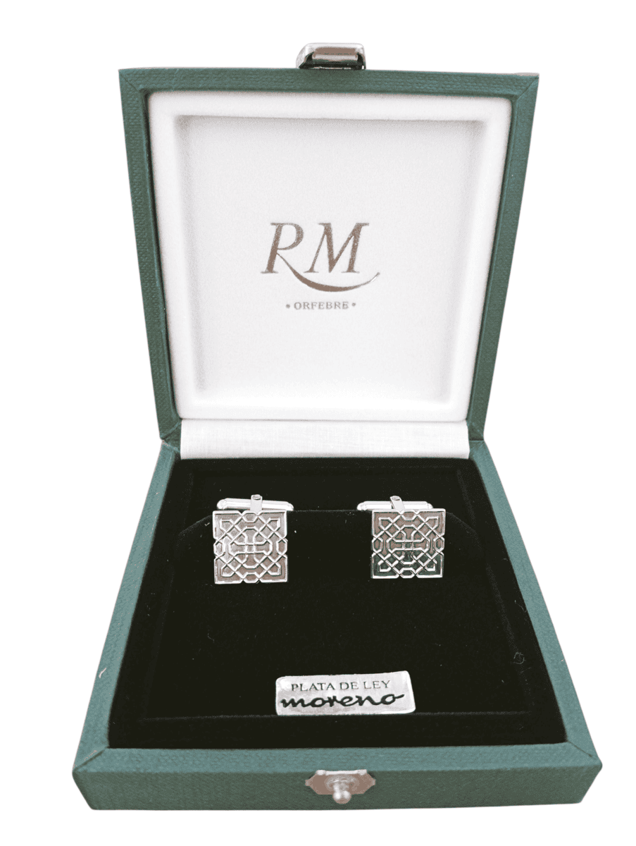 gemelos celosía plata